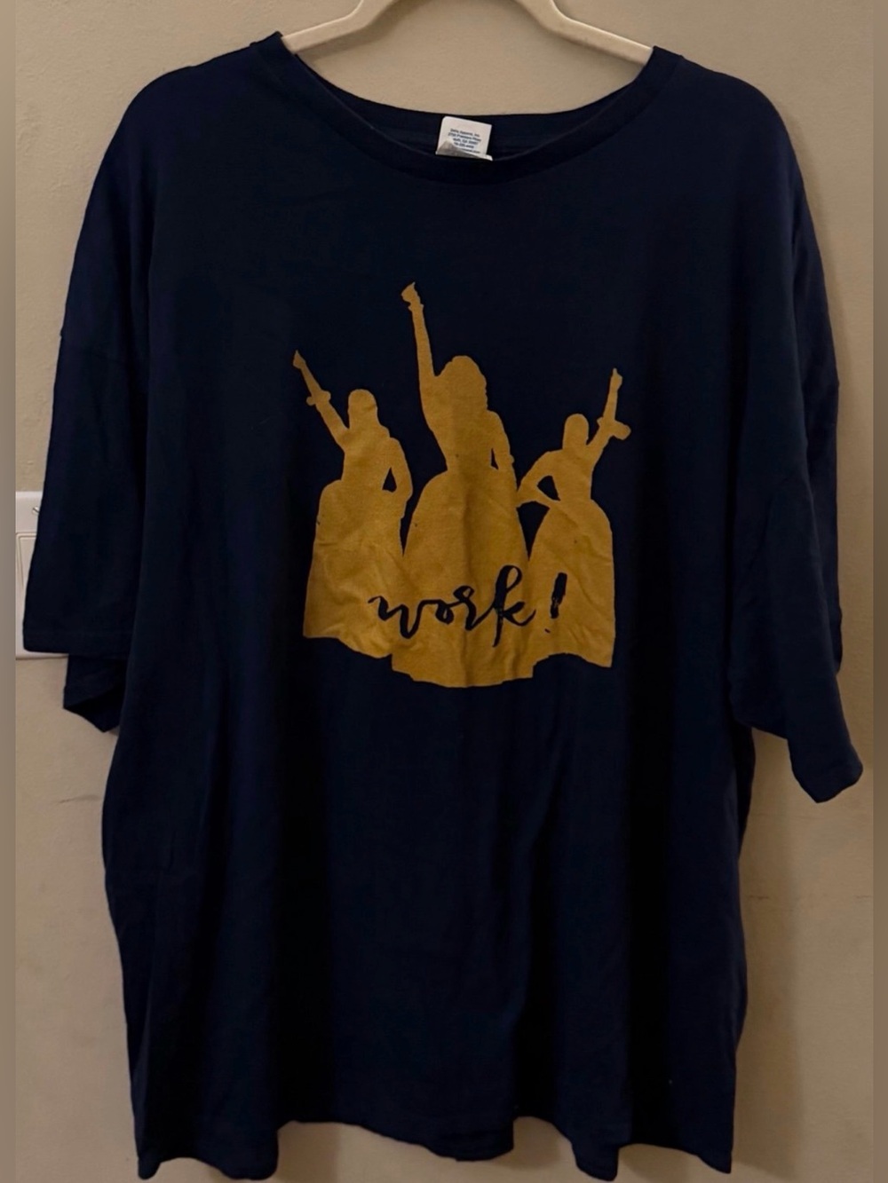 Women's "Work!" Hamilton Graphic T-Shirt
